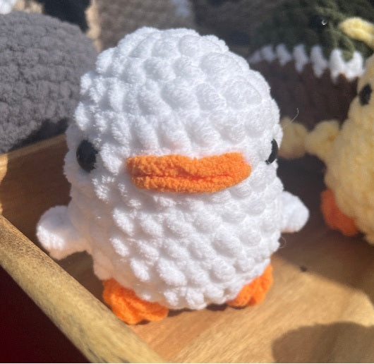 Chunky Crochet Duck Trio | Mallard, Chick, and Classic Duck