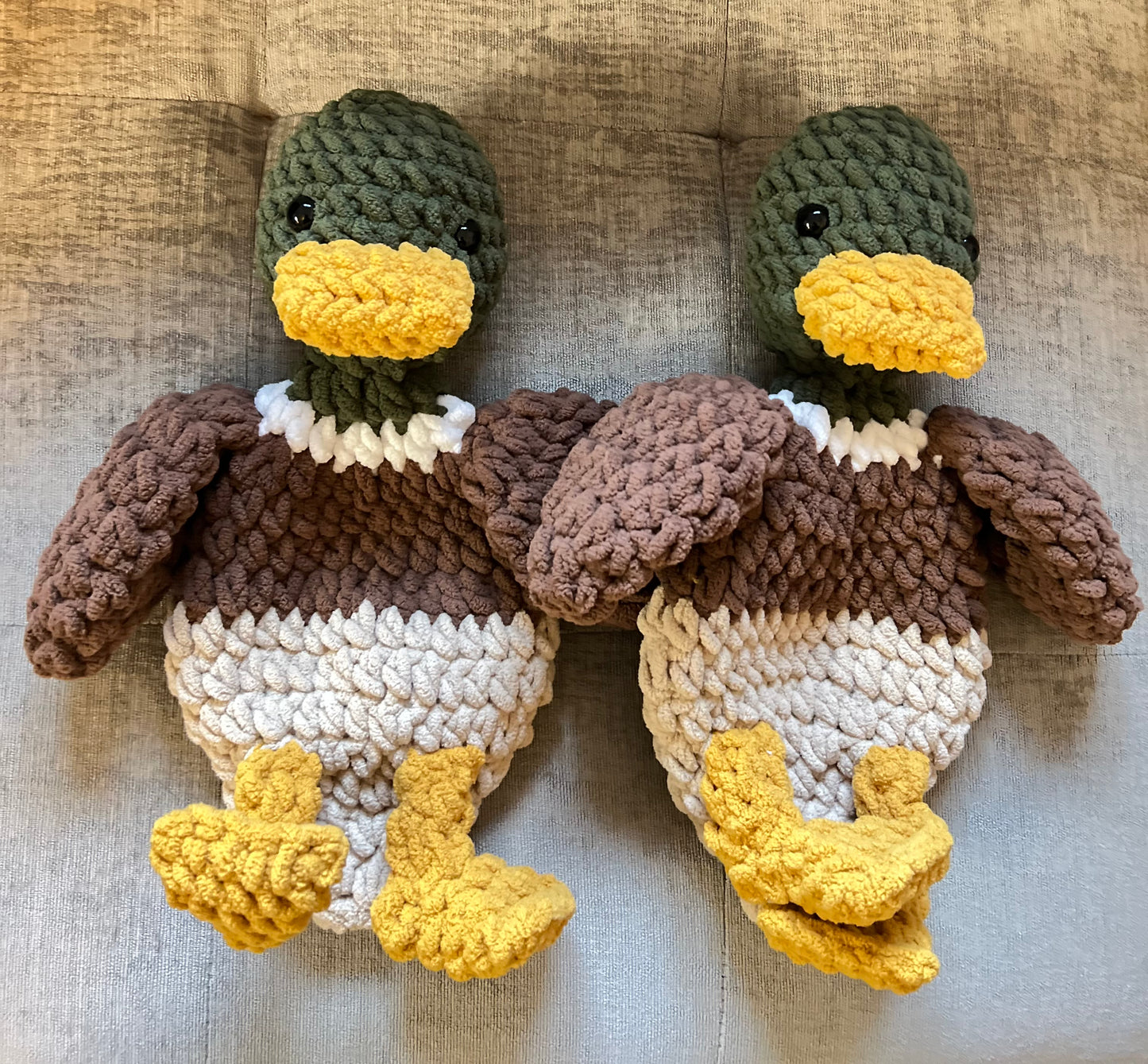 Mallard Duck Snuggler Lovey | Crochet Lovey | Crochet Duck | Crochet Toy Duck