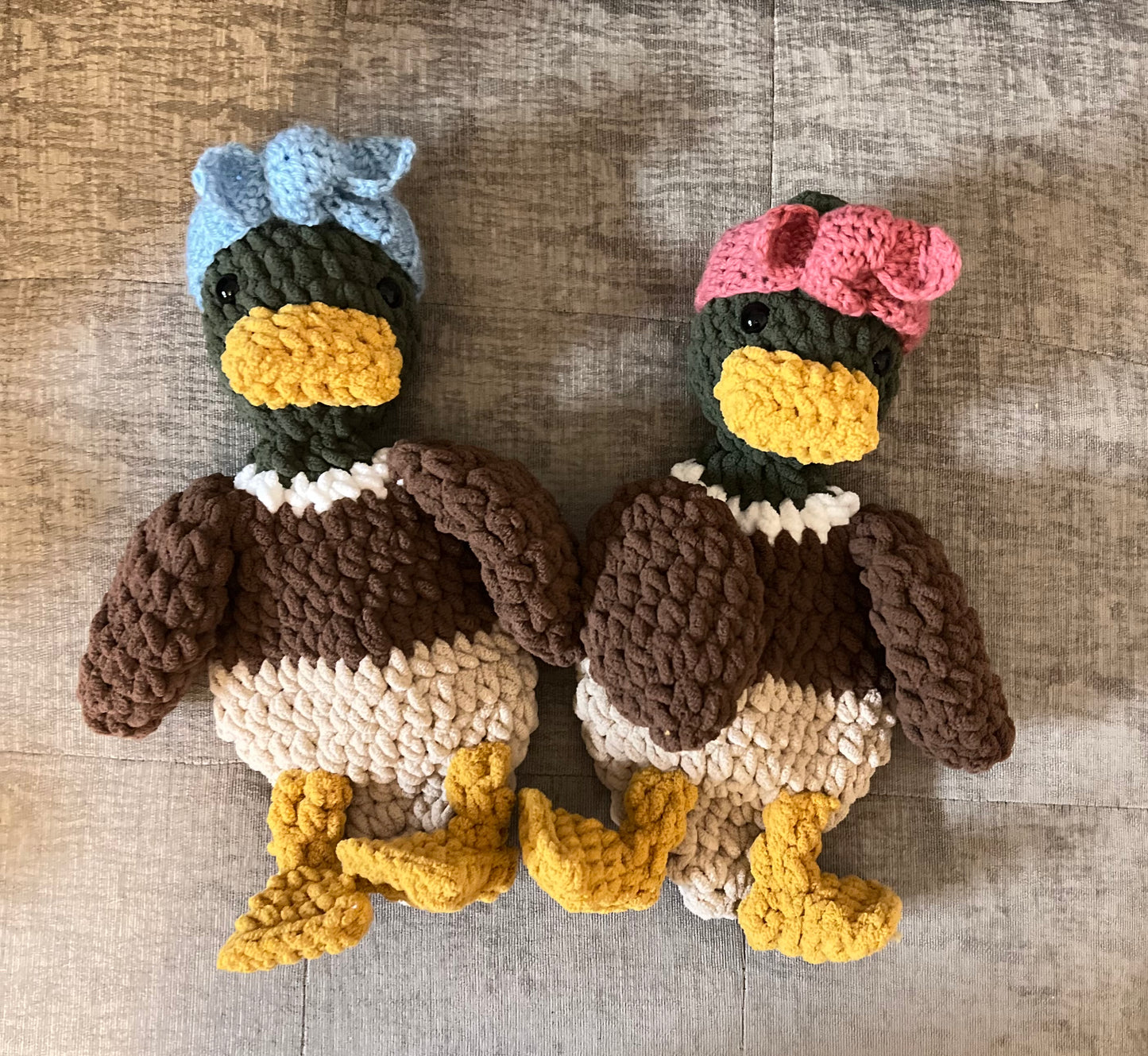 Mallard Duck Snuggler Lovey | Crochet Lovey | Crochet Duck | Crochet Toy Duck