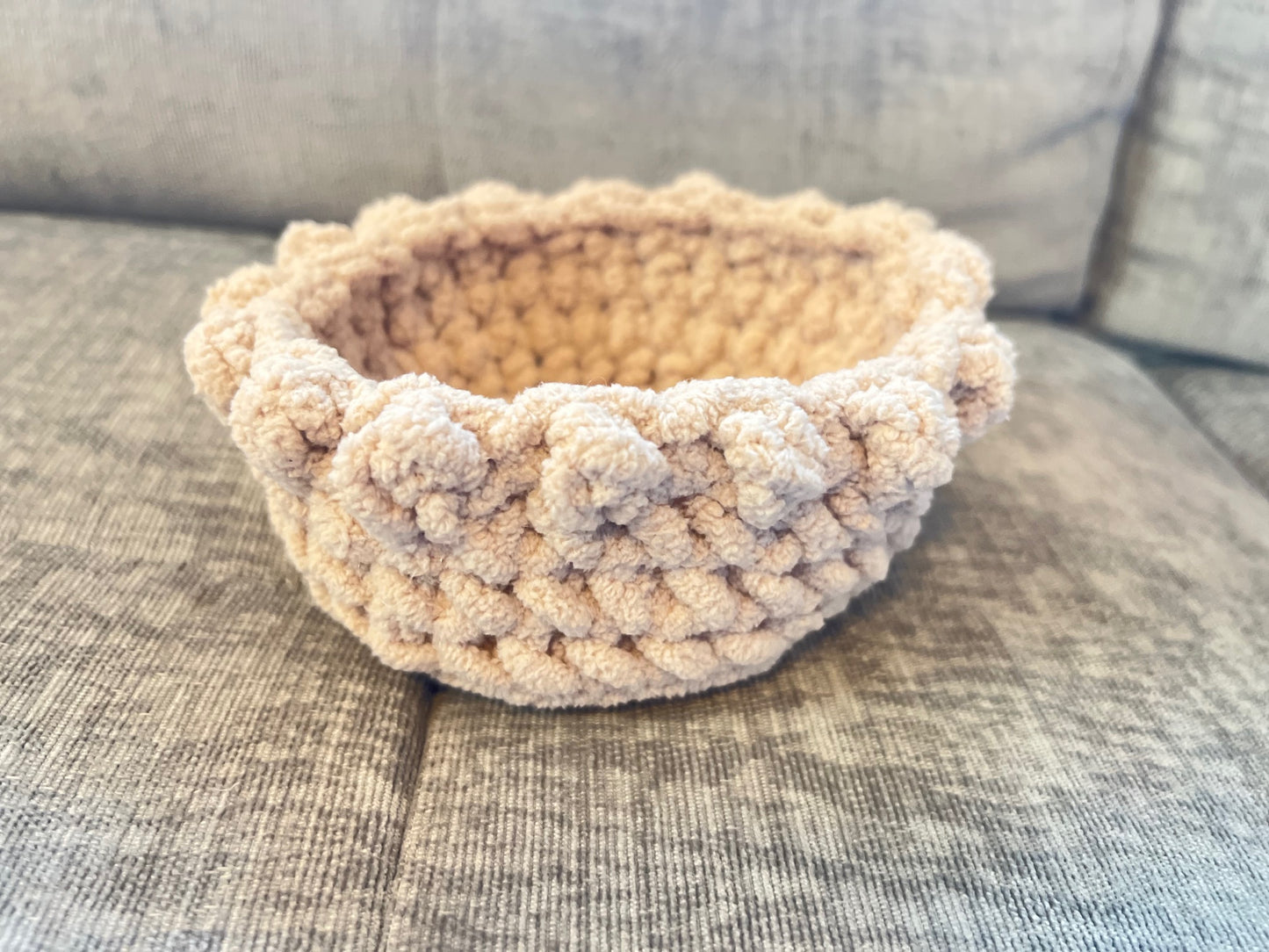 Mabel the Chicken | Handmade Crochet Plushie | Optional Nest | Soft Chunky Yarn