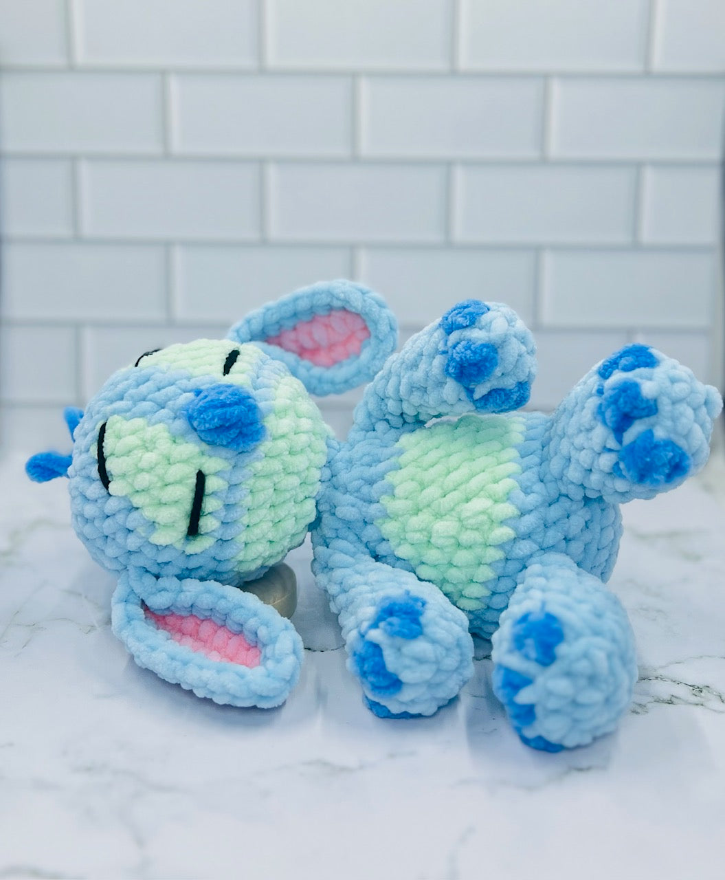 Crochet Sleeping Alien Plushie | Soft & Cuddly Alien Nap Buddy