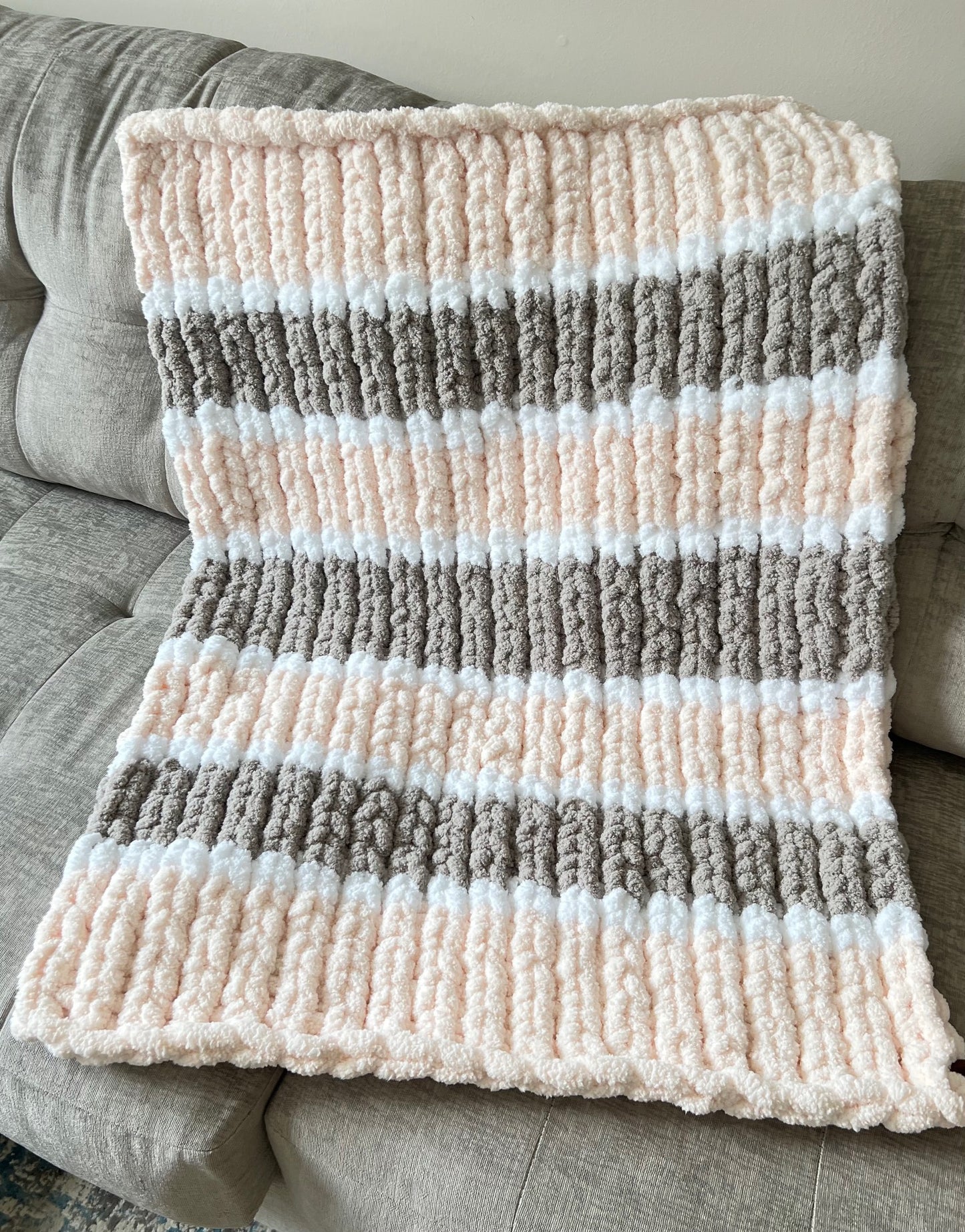 Chunky Baby Blanket/Playmat | Soft & Cozy Nursery Essential