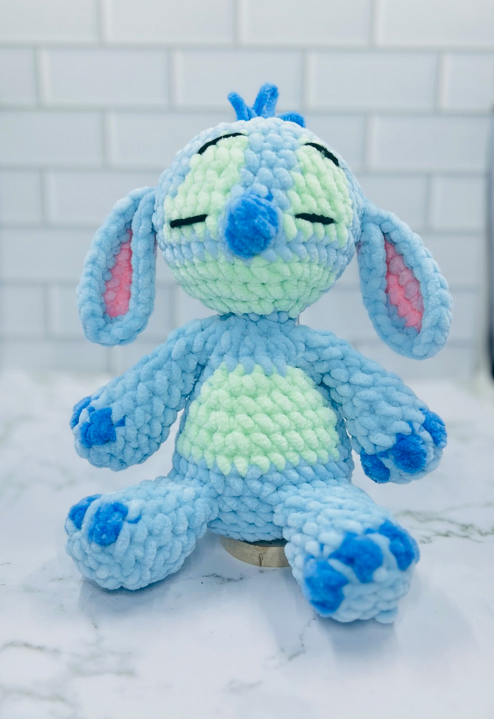 Crochet Sleeping Alien Plushie | Soft & Cuddly Alien Nap Buddy