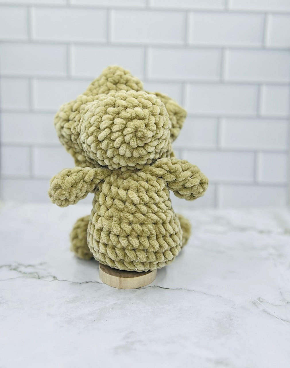 Crochet Baby Demogorgon Plush | Handmade Mini Monster | Soft Chenille Horror-Inspired Collectible