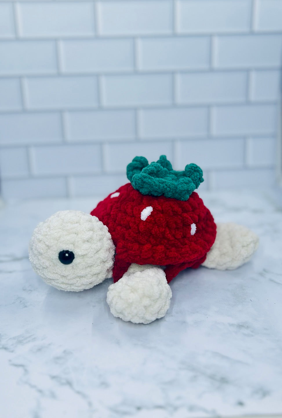Crochet Sea Turtle with Removable Shell | Handmade Plush Turtle | Soft Chenille Amigurumi | Interactive Stuffed Animal Gift | Ocean Nursery Decor