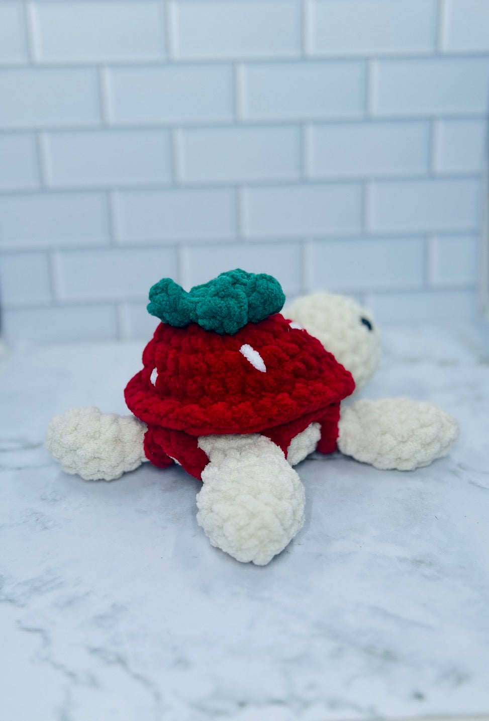 Crochet Sea Turtle with Removable Shell | Handmade Plush Turtle | Soft Chenille Amigurumi | Interactive Stuffed Animal Gift | Ocean Nursery Decor