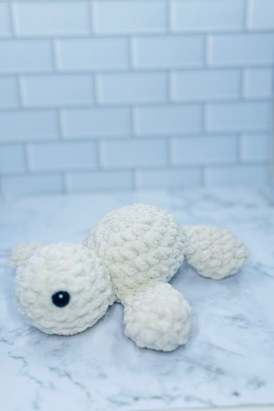 Crochet Sea Turtle with Removable Shell | Handmade Plush Turtle | Soft Chenille Amigurumi | Interactive Stuffed Animal Gift | Ocean Nursery Decor