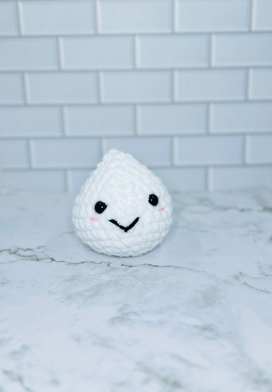 Crochet Dumpling Plushie | Squishy Weighted Chenille Dumpling | Handmade Stress Relief Toy | Cute Food Plushie | Sensory Comfort Gift