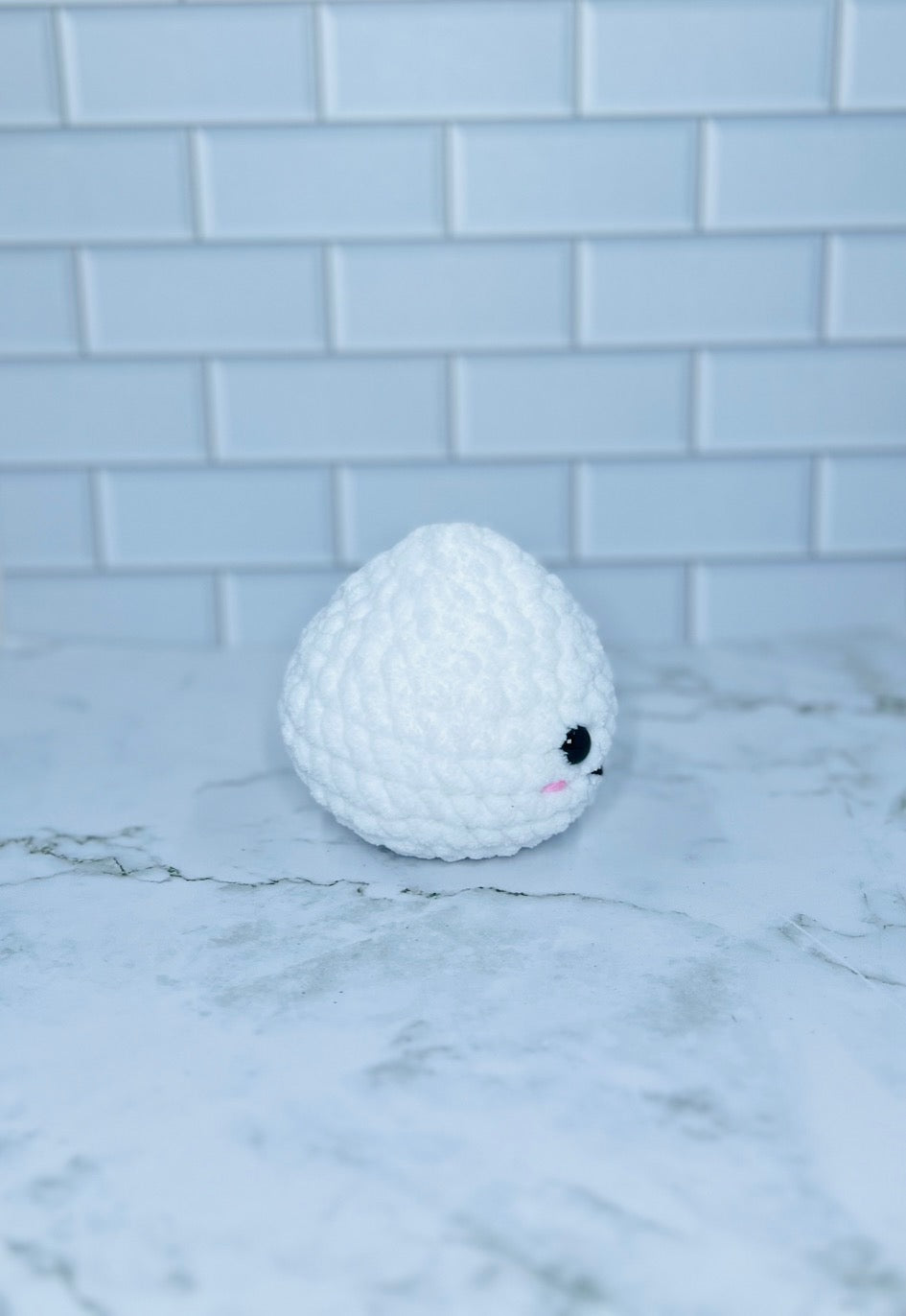 Crochet Dumpling Plushie | Squishy Weighted Chenille Dumpling | Handmade Stress Relief Toy | Cute Food Plushie | Sensory Comfort Gift
