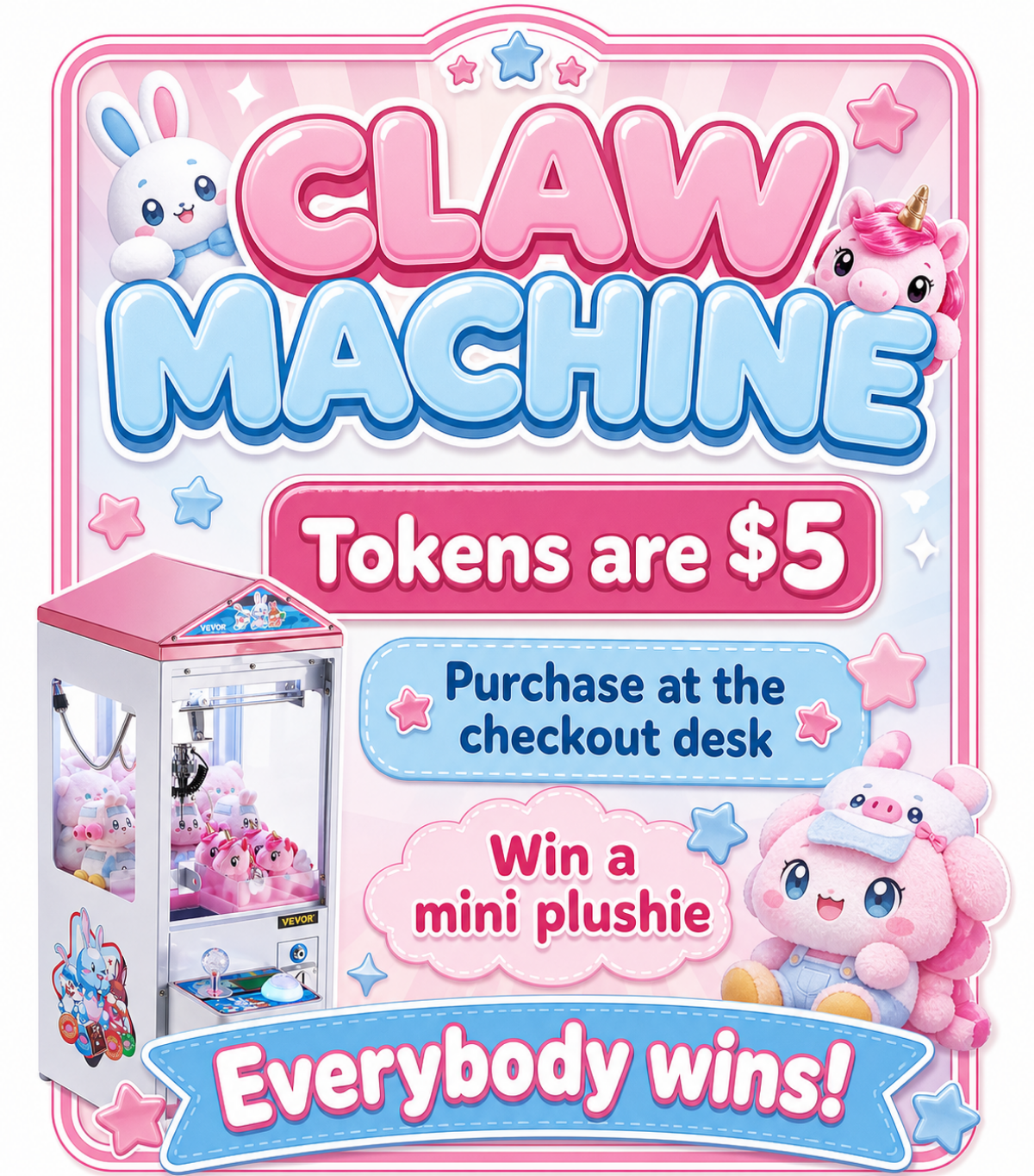 Claw Machine Plushies